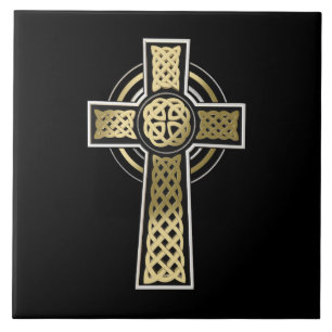Celtic cross tile