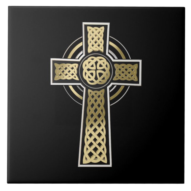 Celtic cross tile (Front)