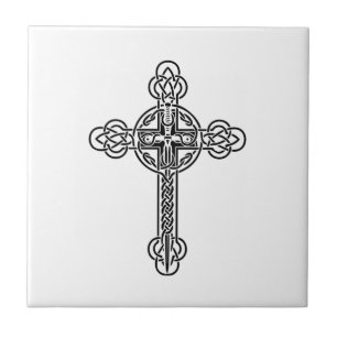 Celtic cross tile