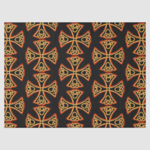 Celtic cross tissue paper