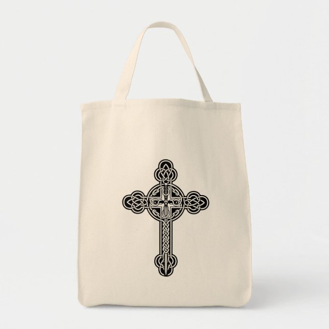 Celtic cross tote bag (Front)