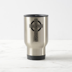 Celtic Cross Travel Mug