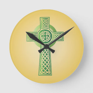 Celtic Cross Wall Clock