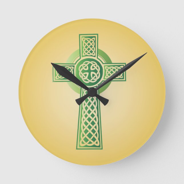 Celtic Cross Wall Clock (Front)