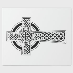 Celtic Cross Wrapping Paper