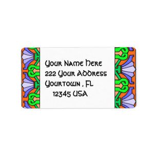 Celtic design Address Label