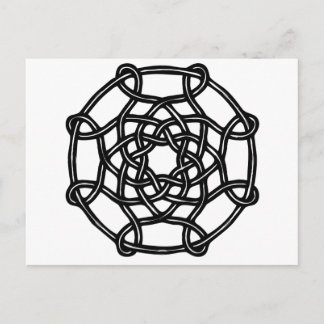 Celtic Design - Basic Round Knot Postcard