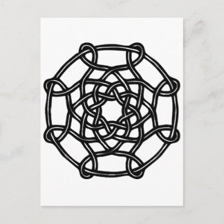 Celtic Design - Basic Round Knot Postcard