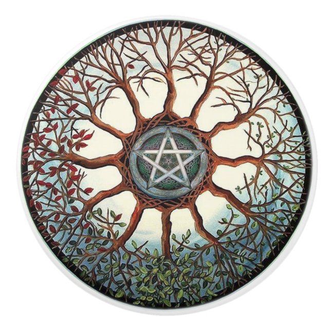 Celtic Design Door or Drawer Knob (Front)