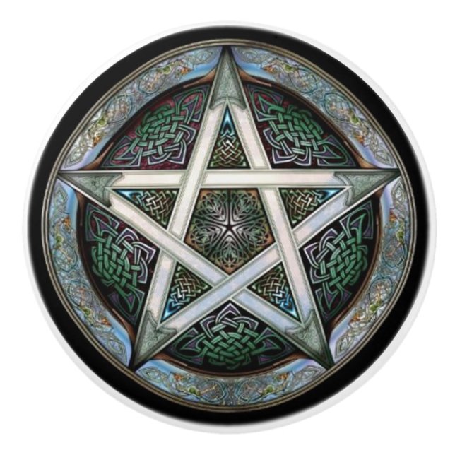 Celtic Design Door or Drawer Knob (Front)