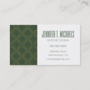 Celtic Design Pattern Business Card