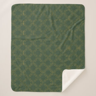 Celtic Design Pattern Sherpa Blanket