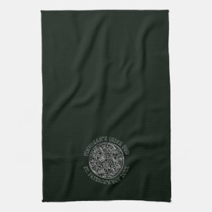 Celtic Design St. Patrick's Day Bar or Kitchen Towel