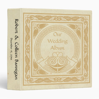Celtic Design with Claddagh Wedding Photo Album Binder