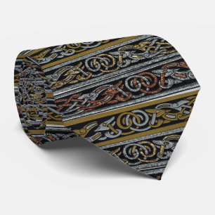 Celtic Designs Striped Men's Tie