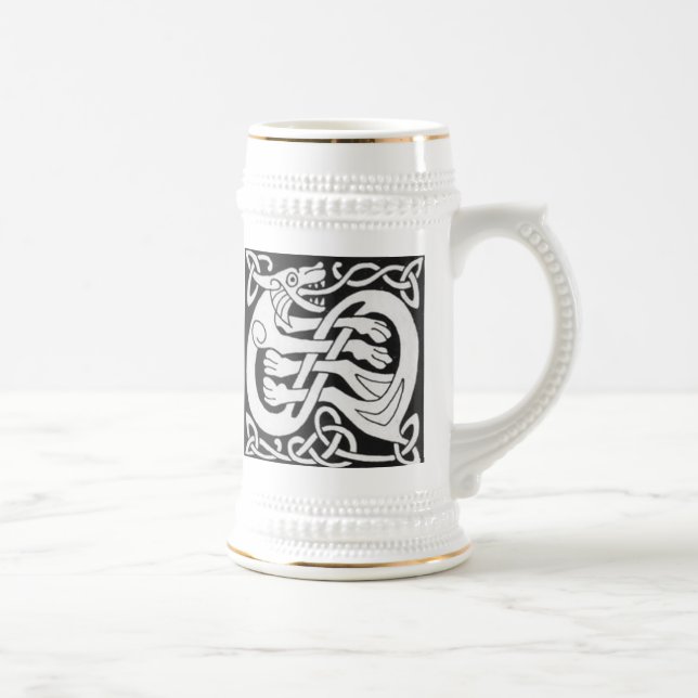 Celtic Dog stein (Right)