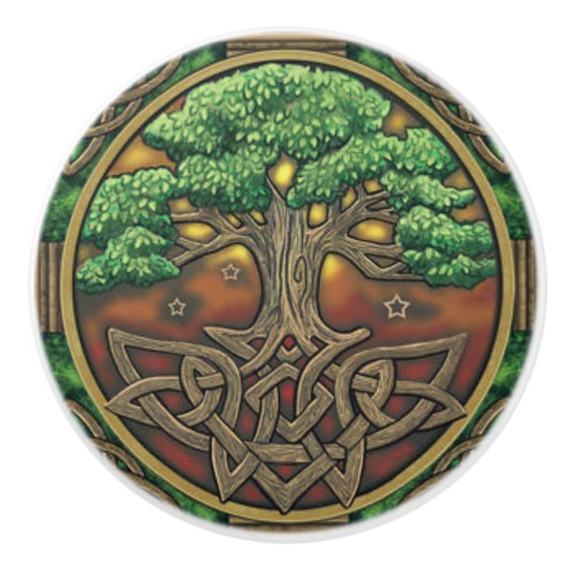 Celtic Door or Drawer Knob (Front)