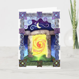 Celtic Doorway Card