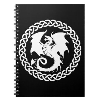 Celtic Dragon Circle  Notebook