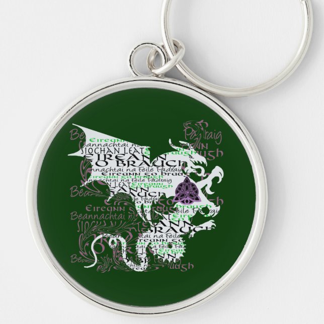 Celtic dragon keychain (Front)