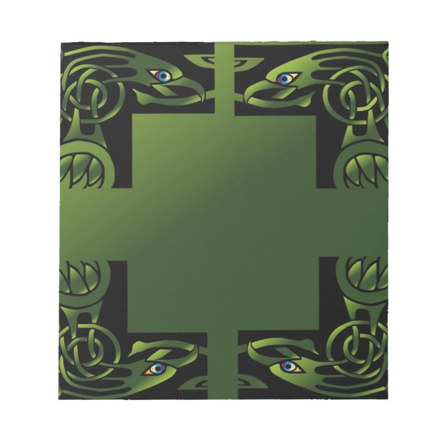Celtic Dragon Notepad (Front)