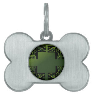 Celtic Dragon Pet Name Tag