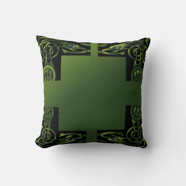 Celtic Dragon Pillow (Front)