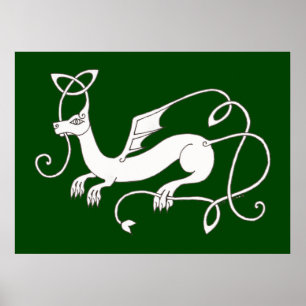 Celtic Dragon print