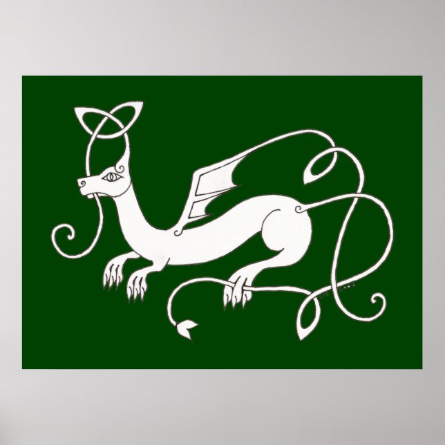 Celtic Dragon print (Front)