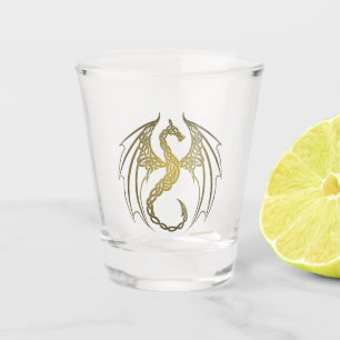 Celtic Dragon Shot Glass