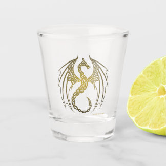 Celtic Dragon Shot Glass