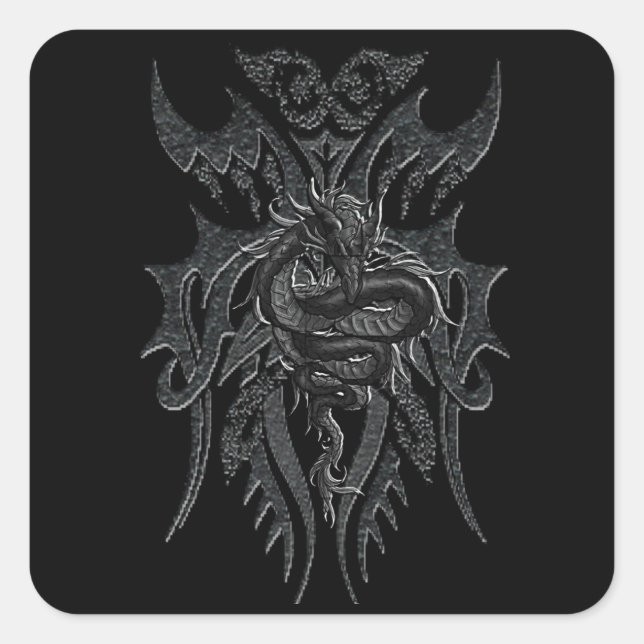 Celtic Dragon Sticker (Front)