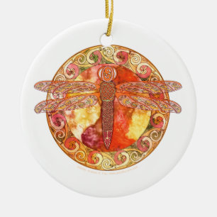 Celtic Dragonfly Ornament