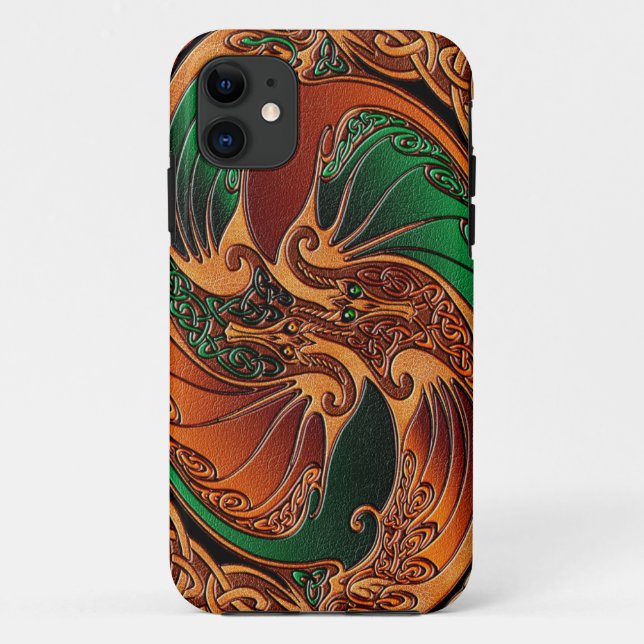 Celtic Dragons Case-Mate iPhone Case (Back)
