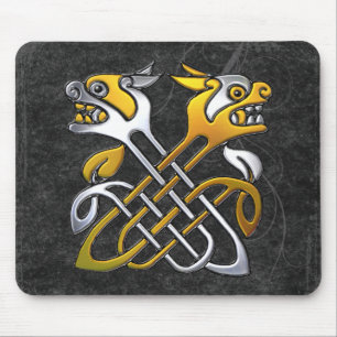 Celtic Dragons Mouse Pad