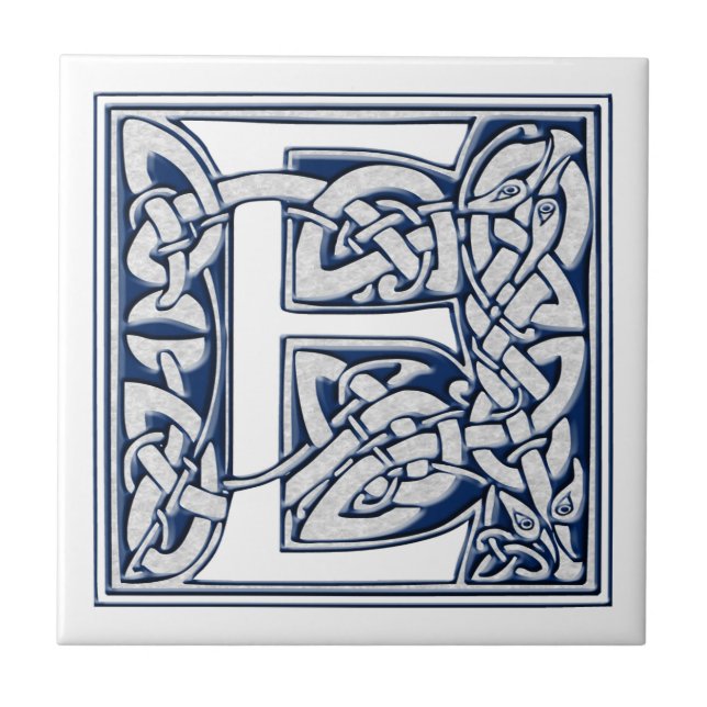 Celtic E Monogram Tile (Front)