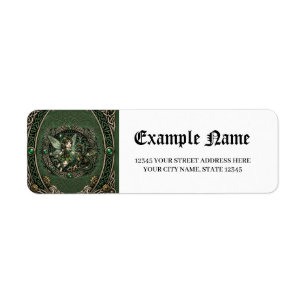 Celtic Emerald Fairy & Dragon – Enchanted Fantasy.