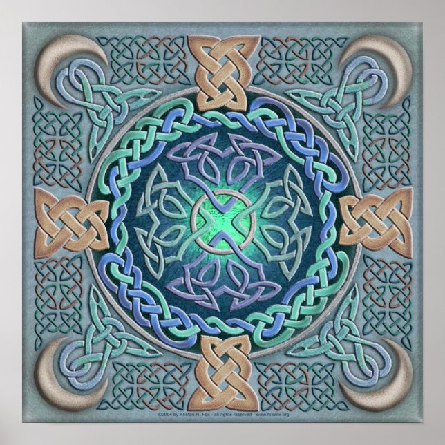 Celtic Eye of the World Fine Art Poster (Front)
