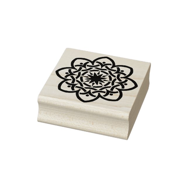 celtic flower art stamp (Stamp)