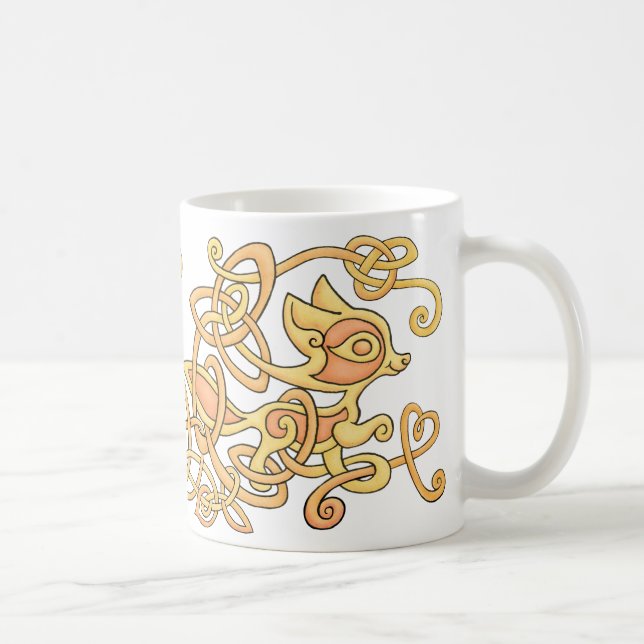 Celtic Fox Mug (Right)