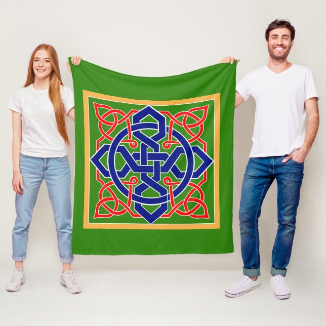 Celtic Galway Fleece Blanket (In Situ)