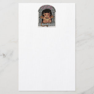 Celtic Gargoyle stationery
