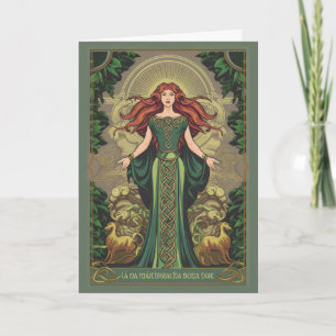 Celtic Goddess Irish Mother's Day Card