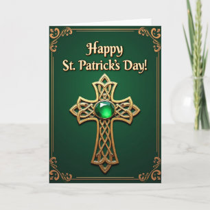 Celtic Gold St Patricks Day Card