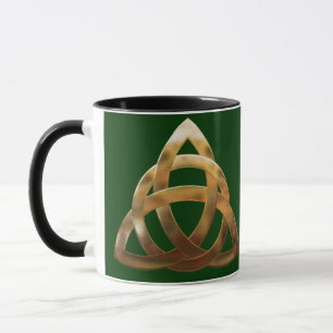 Celtic Gold Trinity Knot Mug