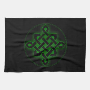 celtic green knot mystic viking symbol spiritual p kitchen towel