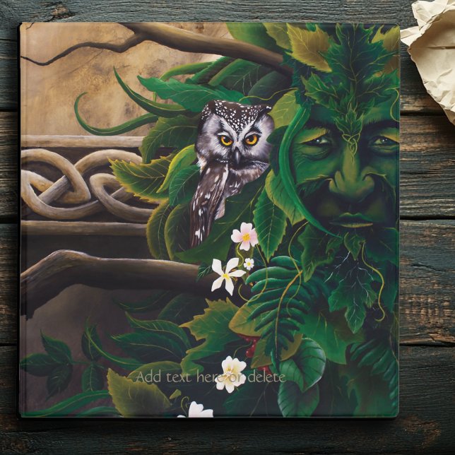 Celtic green Man Owl Binder (Creator Uploaded)