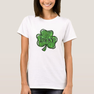 Celtic green shamrock Saint Patrick's day T shirt