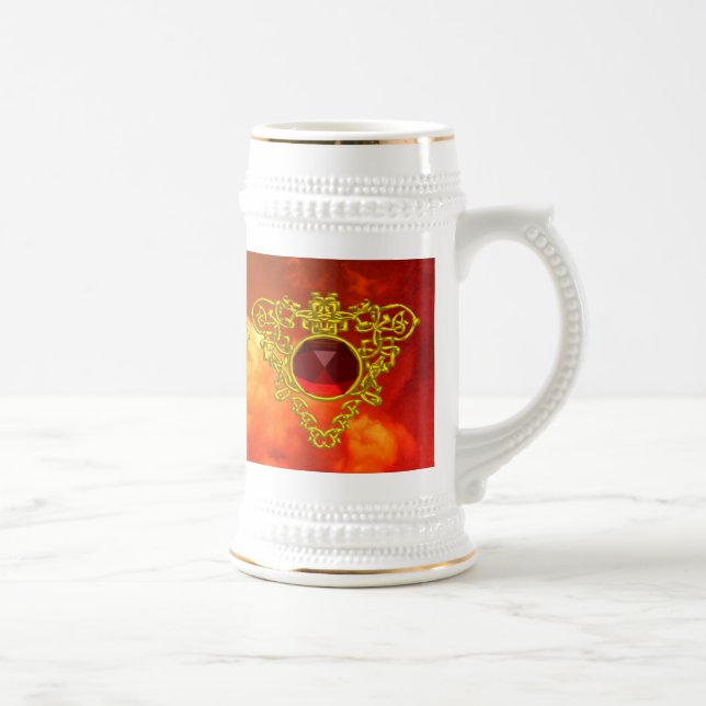 CELTIC HEART BEER STEIN (Right)