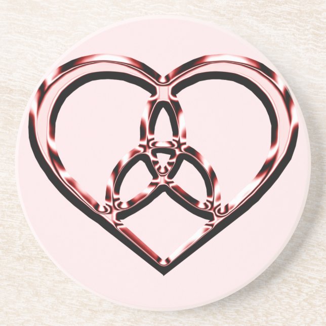 celtic heart coaster (Front)